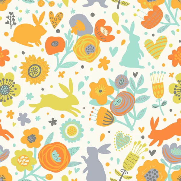 Childish cartoon seamless pattern — Stock Vector