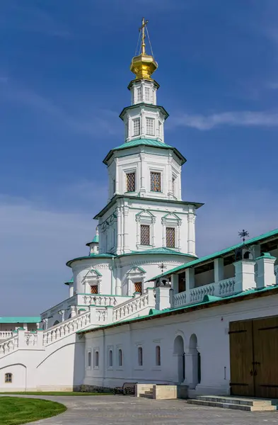 Istra Russia September 2017 Steeple Multilevel Church Entrance Gate Orthodox — Stock Photo, Image