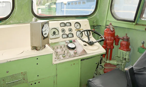Locomotive cab — Stock Photo, Image