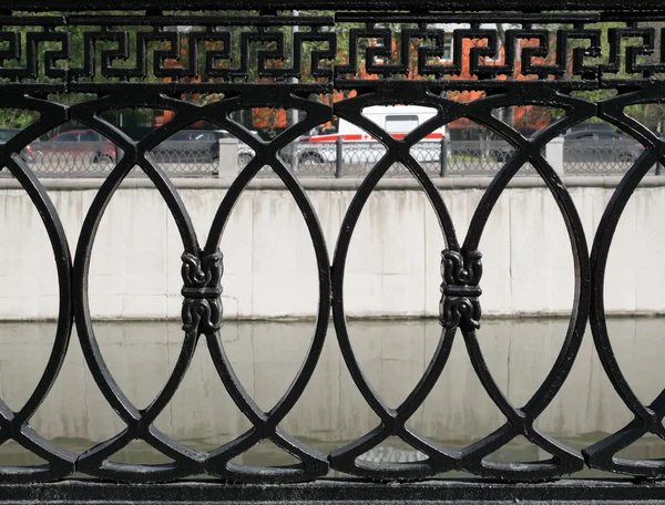 Fence embankment — Stock Photo, Image