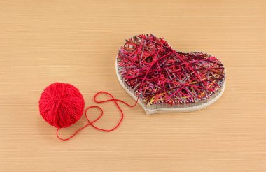 Paneli kalp tarzı String sanat