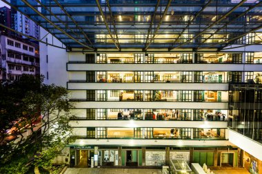 Kent simgesi PMQ 'nun mimarisini ve tasarımını yakalayın (Eski Polis Evleri Evlendirdi))