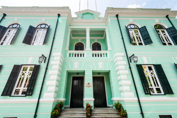 Museum Taipa Coloane History Traditional Europe Style House Taipa Village — Stock Photo, Image