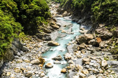 Taroko Vadisi, Taroko Ulusal Parkı, Hualien, Tayvan Manzarası