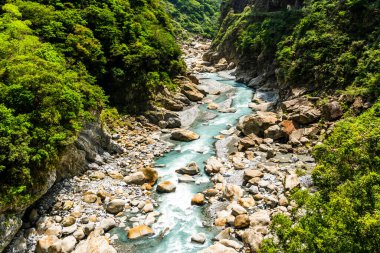 Taroko Vadisi, Taroko Ulusal Parkı, Hualien, Tayvan Manzarası