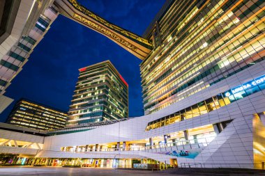 Taipei, Tayvan 'daki Chinatrust Ticaret Bankası (CTBC) Financial Park' ın modern binası, CTBC Finans Holding 'in genel merkezine ev sahipliği yapmaktadır..