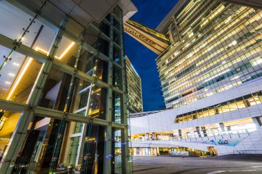 Taipei, Tayvan 'daki Chinatrust Ticaret Bankası (CTBC) Financial Park' ın modern binası, CTBC Finans Holding 'in genel merkezine ev sahipliği yapmaktadır..