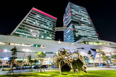 Taipei, Tayvan 'daki Chinatrust Ticaret Bankası (CTBC) Financial Park' ın modern binası, CTBC Finans Holding 'in genel merkezine ev sahipliği yapmaktadır..