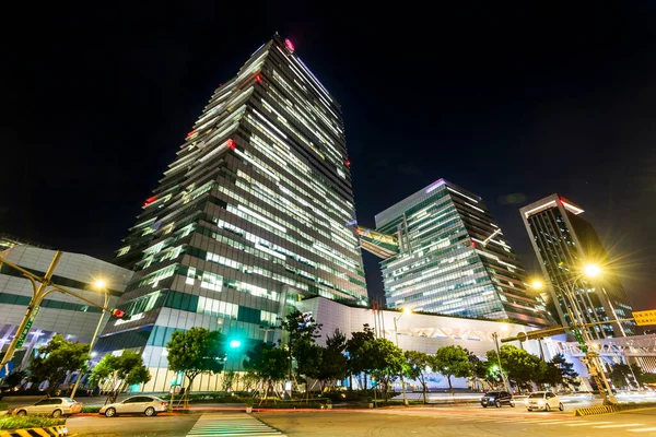 Vista Edifício Moderno Chinatrust Commercial Bank Ctbc Financial Park Taipei — Fotografia de Stock