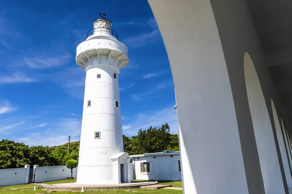 Schöne Aussicht Auf Den Eluanbi Leuchtturm Kenting Nationalpark Pingtung Taiwan — Stockfoto