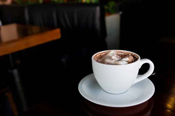 Taza Café Mesa Cafetería — Foto de Stock