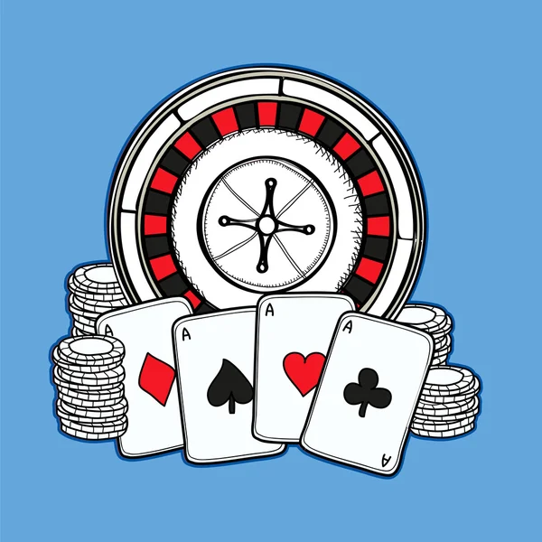 Conjunto de iconos de Casino — Vector de stock