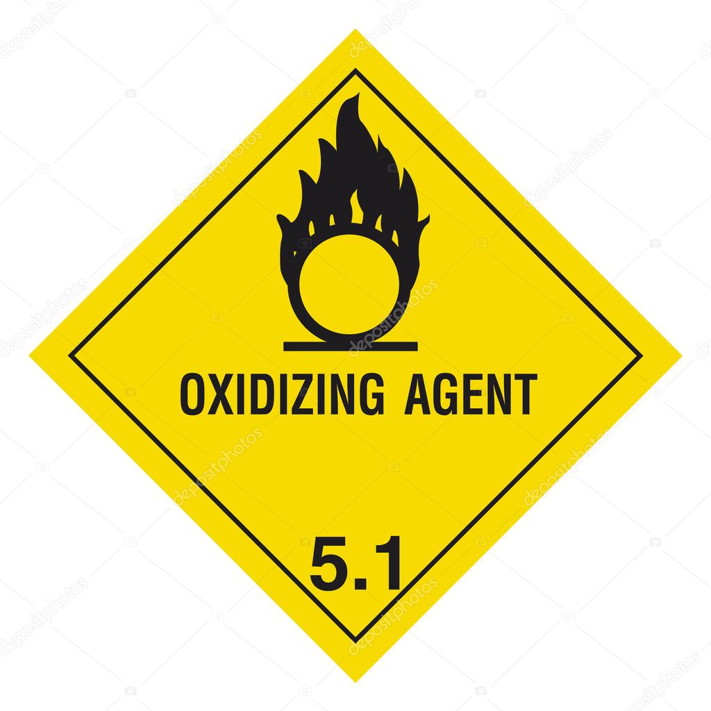 Hazardous materials sign