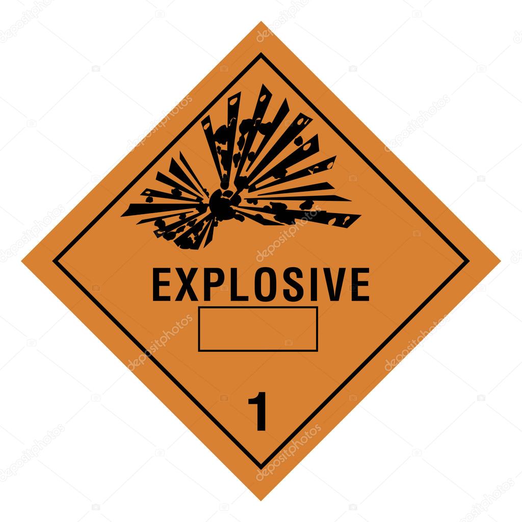 Hazardous materials sign