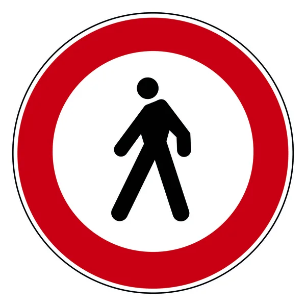 Cercle panneau routier — Image vectorielle