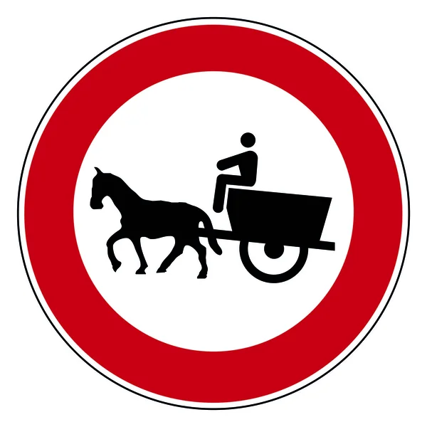 Kreisstraßenschild — Stockvektor