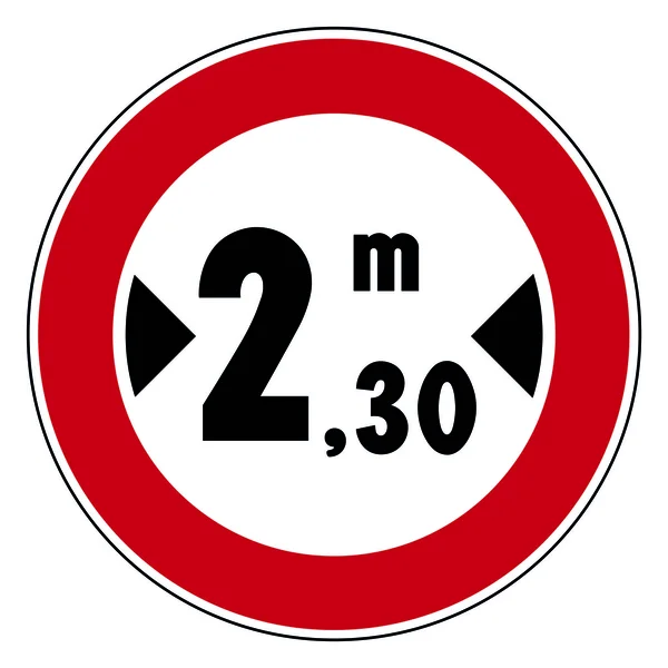 Circle road sign — Stock Vector