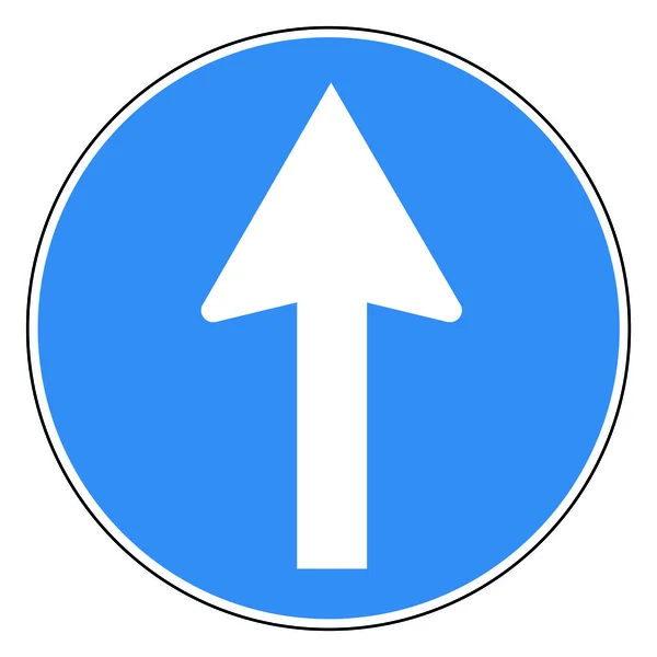 Kruh dopravní značka — Stockový vektor
