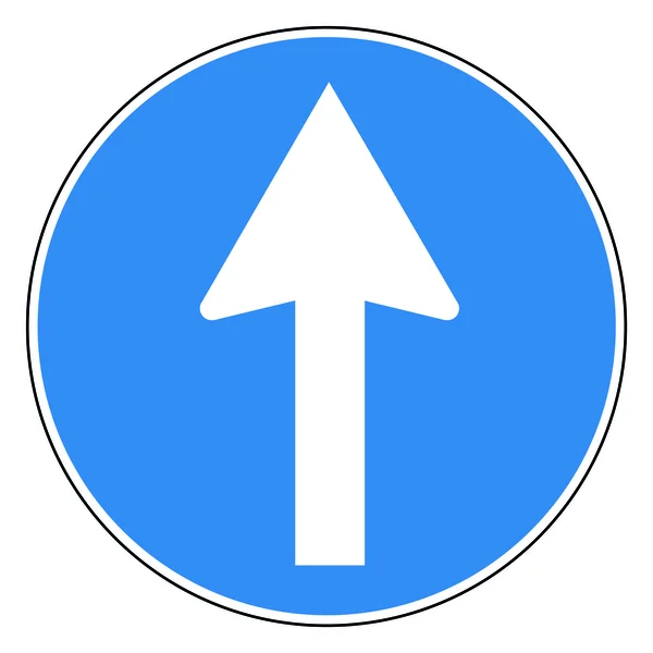 Kreisstraßenschild — Stockvektor