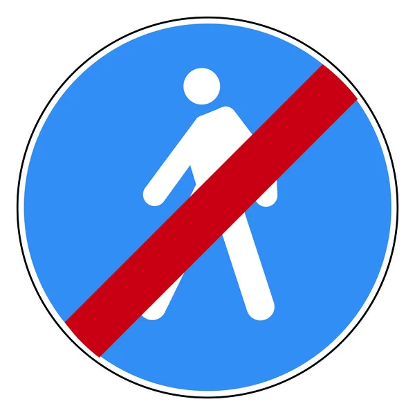 Kreisstraßenschild — Stockvektor