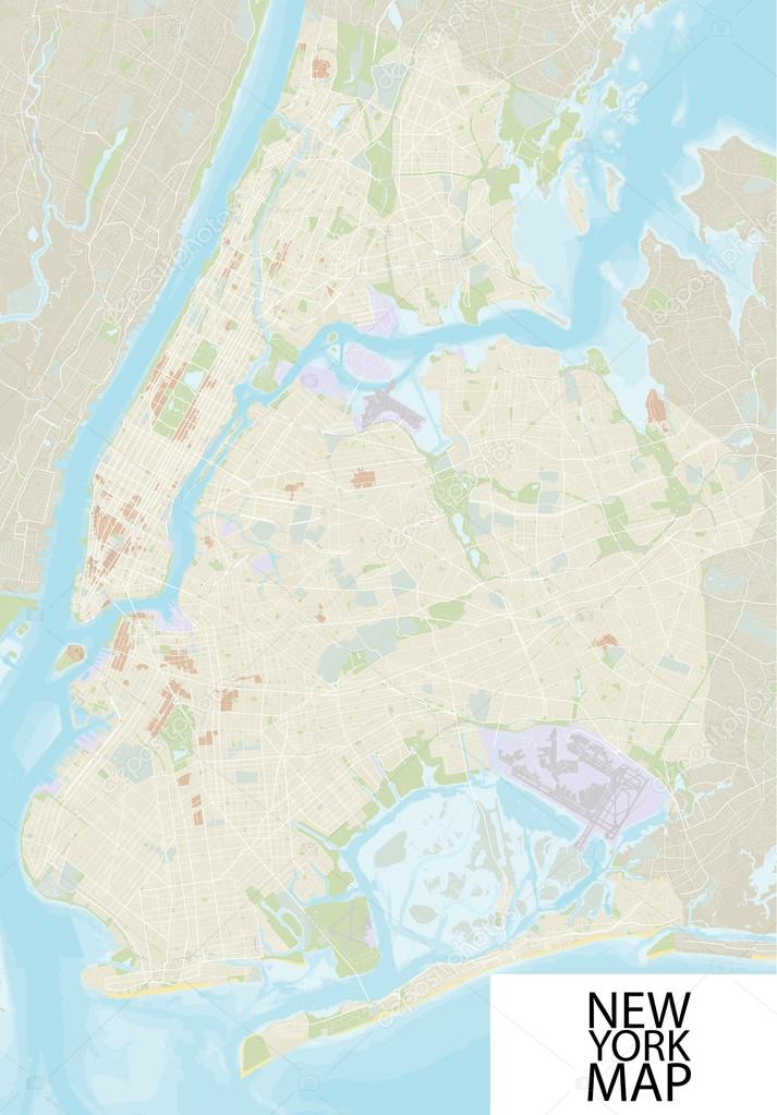 New York map