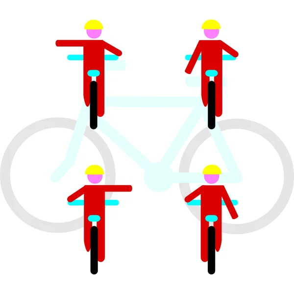 Bike rules — Stock Vector