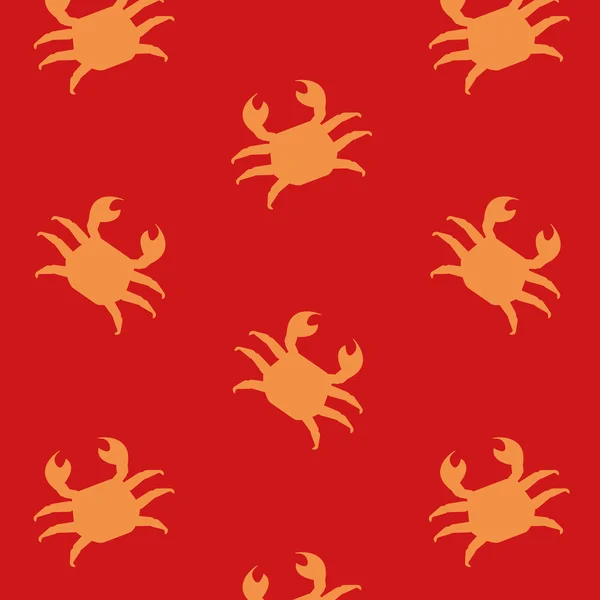 Krabben im Hintergrund — Stockvektor