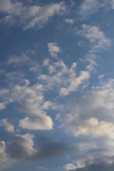 Ciel Dramatique Automne Avec Nuages Fumée — Photo