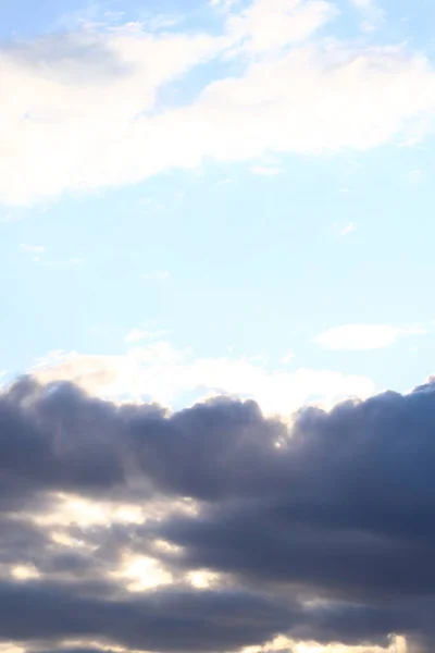 Βραδινός Καλοκαιρινός Ουρανός Καλό Καιρό — Φωτογραφία Αρχείου