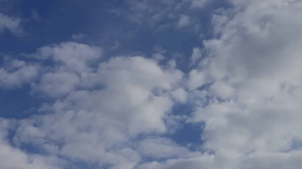 Пухнасті Хмари Весняного Неба Холодне Небо Хмарами — стокове фото