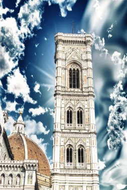 Floransa Katedrali'nin Kulesi güzel manzara.