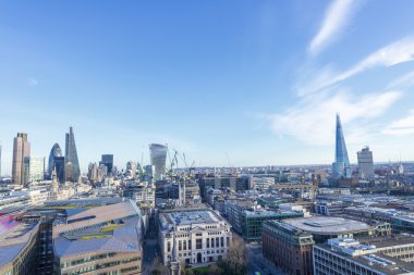 Londra ufuk çizgisinin panoramik görüntüsü, İngiltere
