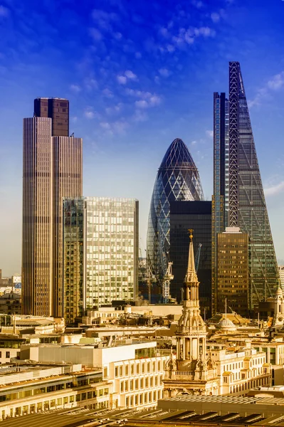 Rascacielos Modernos Centro Londres Reino Unido — Foto de Stock