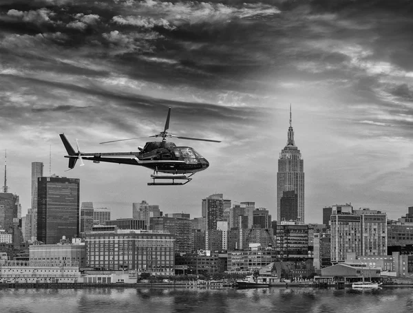 Helicopter for sightseeing over Manhattan.