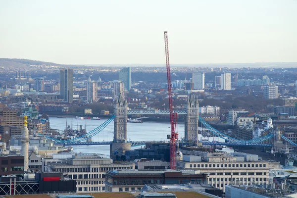Vue aérienne du Tower Bridge — Photo