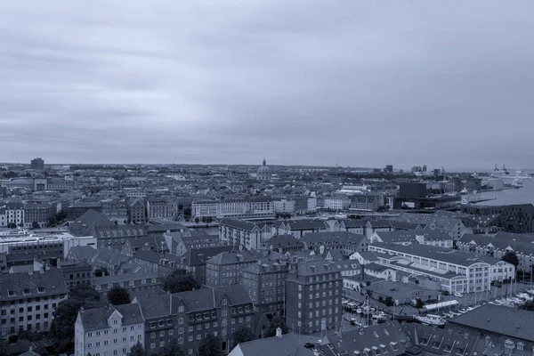 Blick Aus Dem Flugzeug Über Kopenhagen — Stockfoto