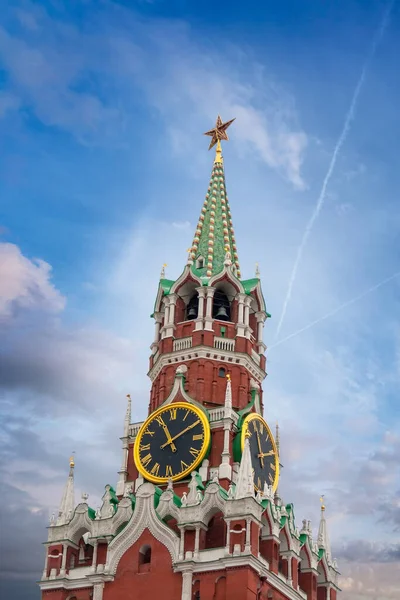 Torre Relógio Praça Vermelha Moscou — Fotografia de Stock