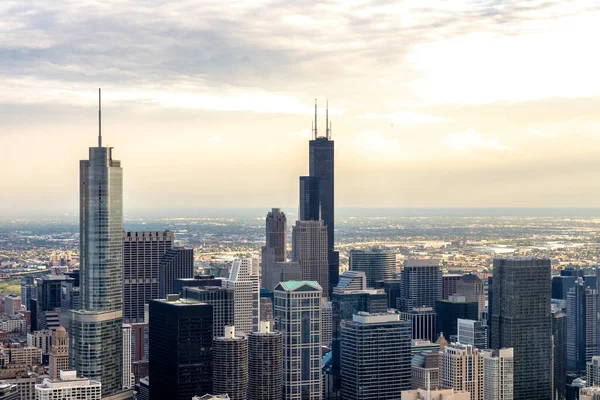 Chicago Nun Hava Manzarası — Stok fotoğraf