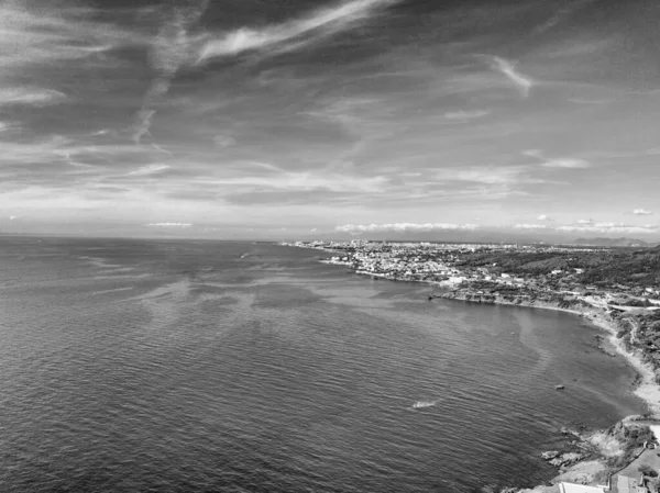 Widok Powietrza Wybrzeże Morze — Zdjęcie stockowe