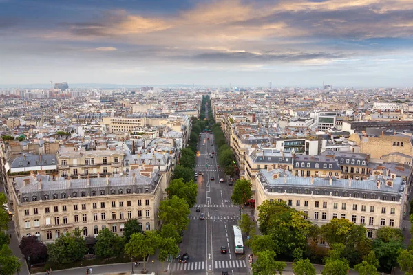Πανοραμική Θέα Στο Παρίσι — Φωτογραφία Αρχείου