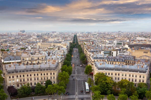 Vista Panoramica Parigi Immagine Stock