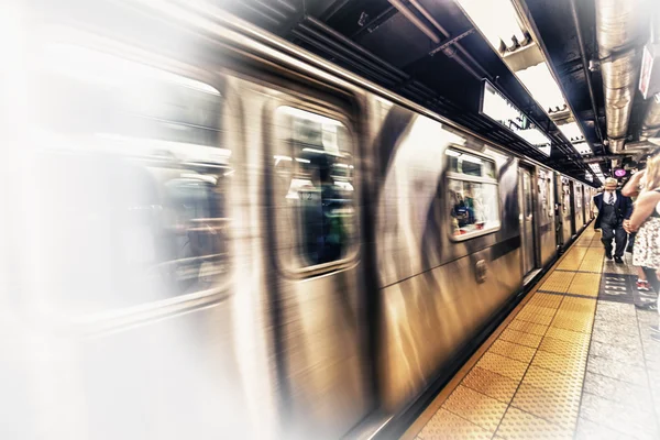 New Yorker U-Bahn — Stockfoto