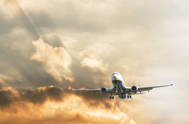 iniş sırasında uçak