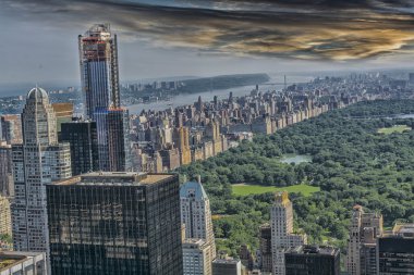 aereal görünüm, central park, nyc