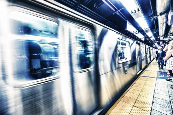 New Yorker U-Bahn — Stockfoto