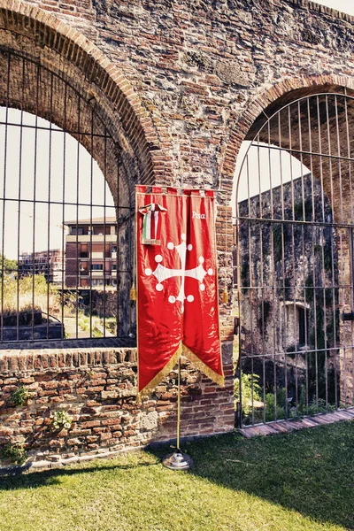 Bandeira de Pisa — Fotografia de Stock