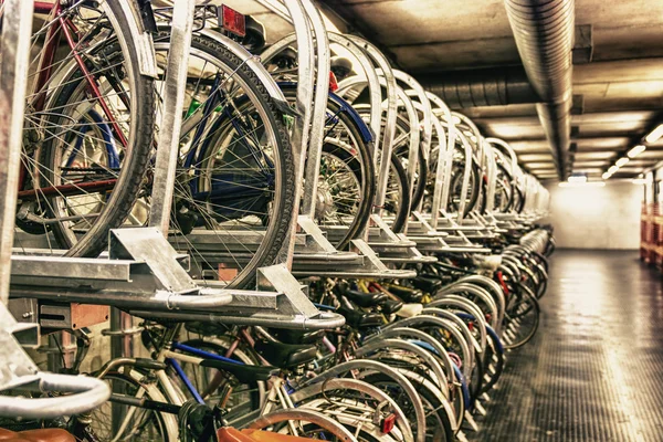 Modern bicycle parking — Stock Photo, Image