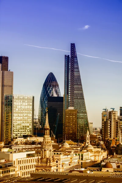 Beautiful london skyline — Stock Photo, Image