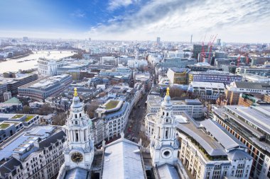 Londra Saint Paul Cathedral from görüntülendi