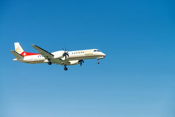 FLORENCE - SEP 2: Darwin Airline aircraft on September 2, 2015 i — Stock Photo, Image